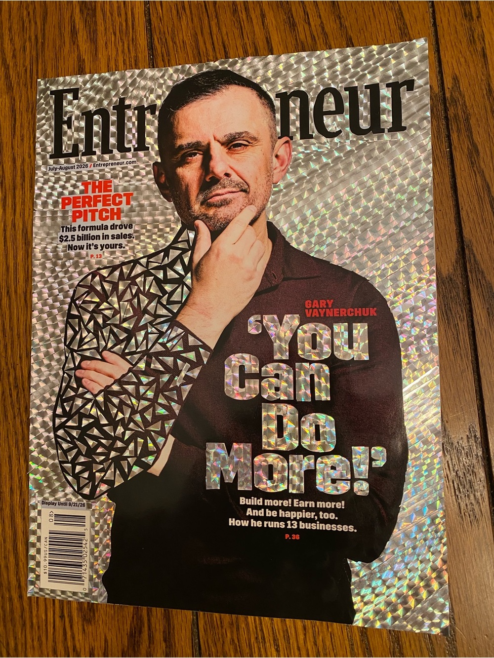 Entrepreneur Magazine Gary Vee Vaynerchuk Veefriends W/Silver Holo Stickers 1/1